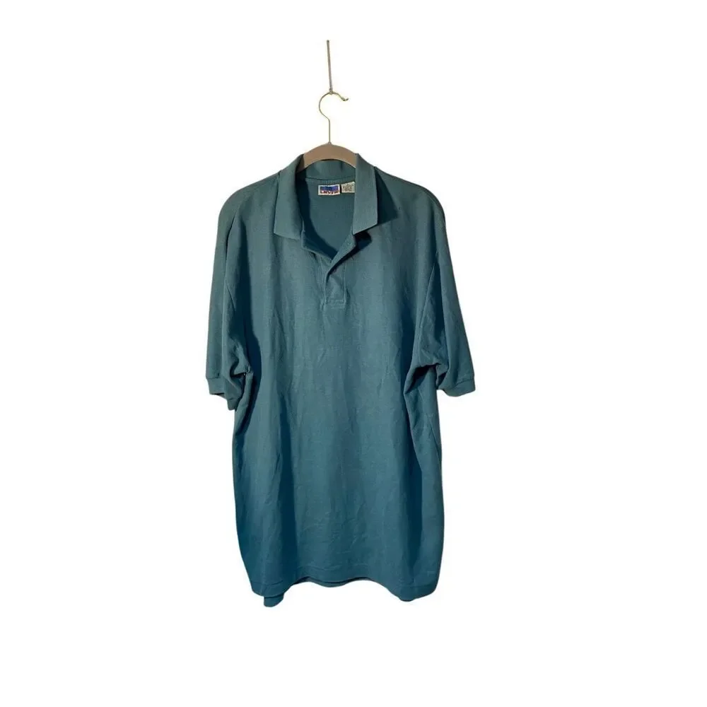 Vtg Levi’s men’s green, short sleeve polo shirt, XL